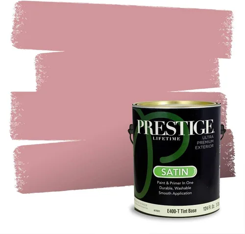 Vista 631 de Prestige Paints Pintura exterior e imprimación en uno, 1 galón, plano, coincidencia comparable de Valspar* Amber Rose*