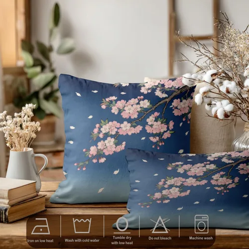 Vista 186 de Batmerry Autumn Pumpkin Templeton Throw Pillow Covers, Green Leaves Paths Forests Decorative Pillow Covers Digital Printing Blended for Couch Sofa
