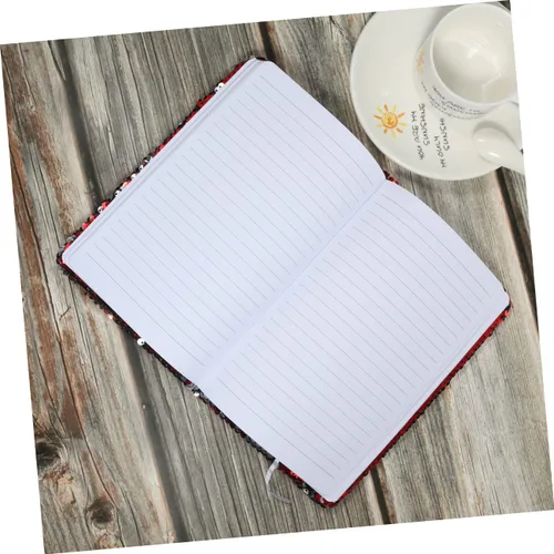 Vista 7 de Ciieeo Chic Reversible Sequin Journal Sequin Notepad Stationery Notebook Fashion Planner