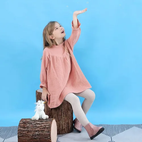 Vista 3 de Tobfis Botines Chelsea brillantes a la moda para niña (bebéniño pequeñoniño grande)