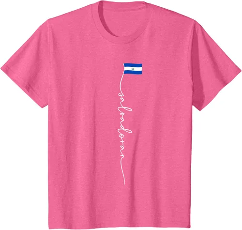 Vista 51 de Camiseta con la bandera salvadoreña de El Salvador