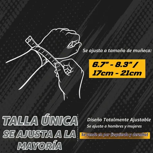 Vista 3 de Correas de levantamiento de pesas con anillos D, agarre de palma de cuero, acolchado de soporte de muñeca de 0.276 in, ajuste ajustable