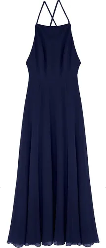 Vista 6 de YiZYiF - Vestido de fiesta de gasa para mujer sin espalda
