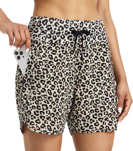 Vista 11 de Willit - Pantalones cortos deportivos de mujer para correr, 5 pulgadas, de secado rápido, para entrenamiento, senderismo, cintura alta, activos