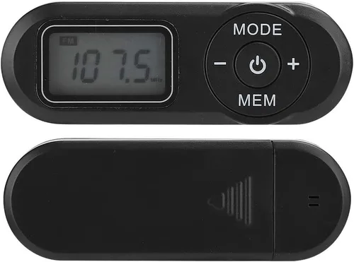Vista 5 de LJCM Radio FM portátil negra, DSP 1.1 pulgadas LCD Digital FM Radio reproductor de música con auriculares para caminar, trotar, hacer ejercicio