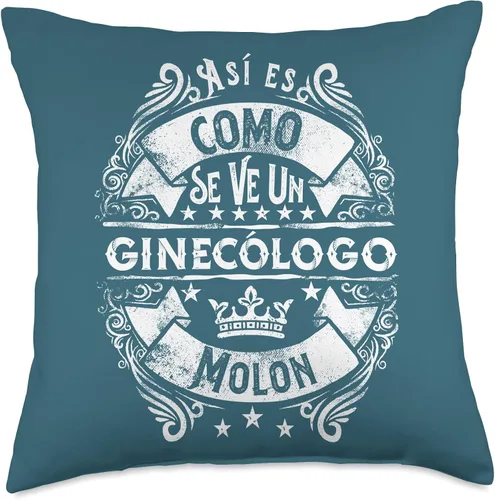 Vista 5 de Regalo Original Super Mejor Ginecólogo Regalos Un Ginecólogo Molon Divertido Humor para Hombre Ginecologo - Almohada de 16 x 16 pulgadas, multicolor