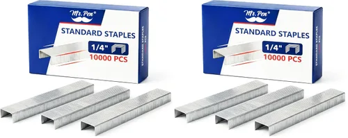 Vista 7 de Mr. Pen - Grapas para grapadora, 3000 grapas estándar, 1/4 pulgada, capacidad de 35 hojas (26/6) 35 Sheet Capacity (26/6), Ideal for Desk