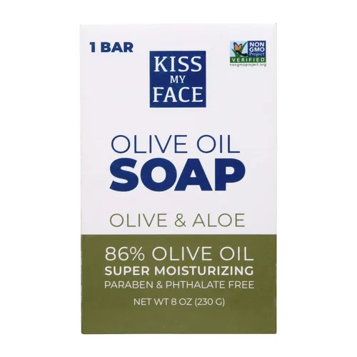 Vista 13 de Kiss My Face Jabón de Oliva y Aloe, 8.0 oz (230 g)