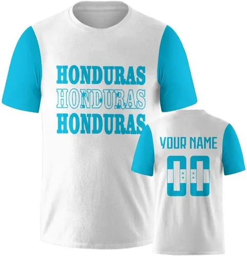 Vista 43 de Camisetas de fútbol nacionales personalizadas 2024 con diseño de fuentes, ropa personalizada con tus números de nombre para hombres, mujeres