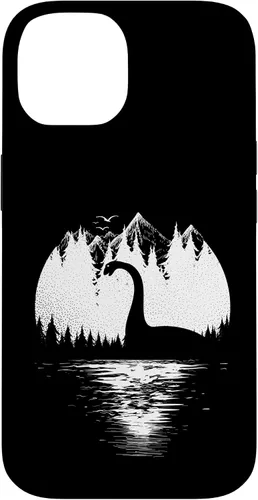 Vista 4 de Loch Ness Monster for Kids Men Women! Nessie Lake Mountains Case for iPhone 16