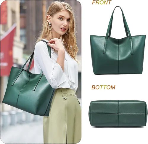 Vista 4 de KKP Hobo Purses Shoulder Handbags for Women -Large Soft PU Leather Tote Bag