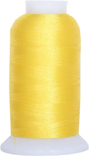 Vista 28 de Carretes de hilo de poliéster, 1000 m – 160 colores – Peso del hilo: 40 40wt trilobal polyester embroidery thread with bright sheen. Works with