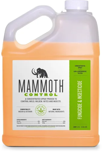 Vista 4 de Mammoth Control - Miticida, fungicida e insecticida concentrado - Hecho con aceite de tomillo (500 ml)