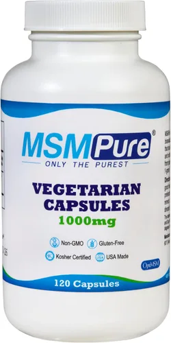 Vista 2 de KALA HEALTH MSMPure MSM Cápsulas 120 unidades y MSM Gel con Aloe Orgánico 8oz Bundle