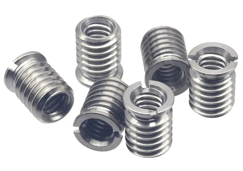 Vista 4 de Adaptador de tornillo convertidor de rosca hembra de 1/4"-20 a macho de 3/8"-16 de acero inoxidable, 2 piezas de 8 mm de altura