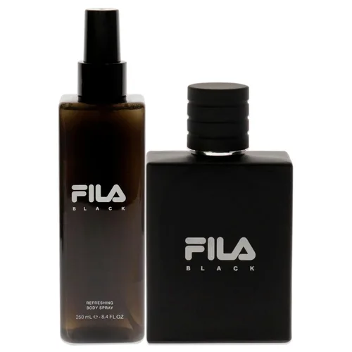 Vista 5 de FILA Black - EDT vigorizante y picante y spray corporal para hombres con notas cítricas, jazmín y ámbar - Colonia para hombres con aroma de larga