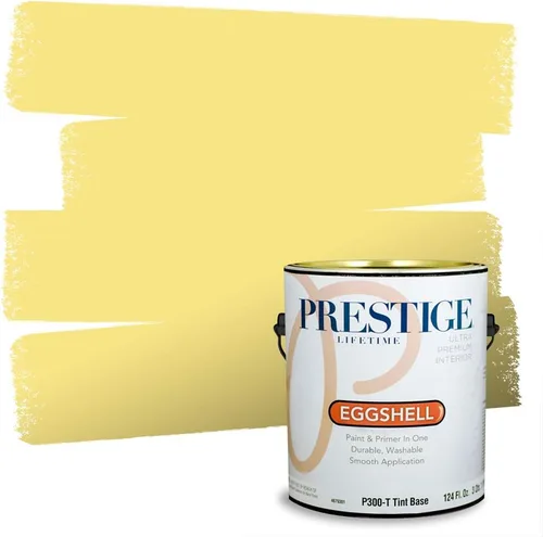 Vista 146 de PRESTIGE Pinturas de pintura exterior e imprimación en uno, 1 galón, plano, combinación comparable de Benjamin Moore* Pila de heno