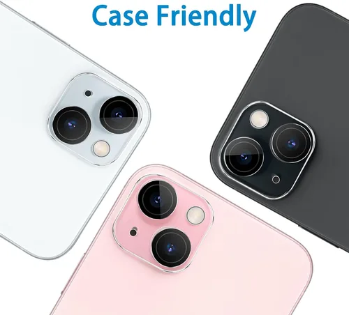 Vista 22 de Dengduoduo Paquete de 3 protectores de lente de cámara de vidrio templado para iPhone 15 de 6.1 pulgadas y para iPhone 15 Plus de 6.7 pulgadas