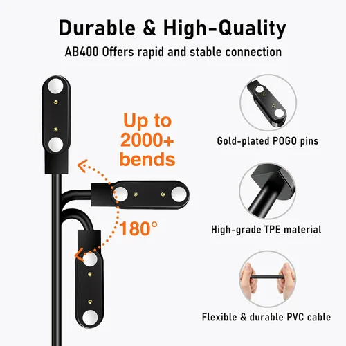 Vista 6 de Audiovance AB400 - Cargador reversible para reloj inteligente