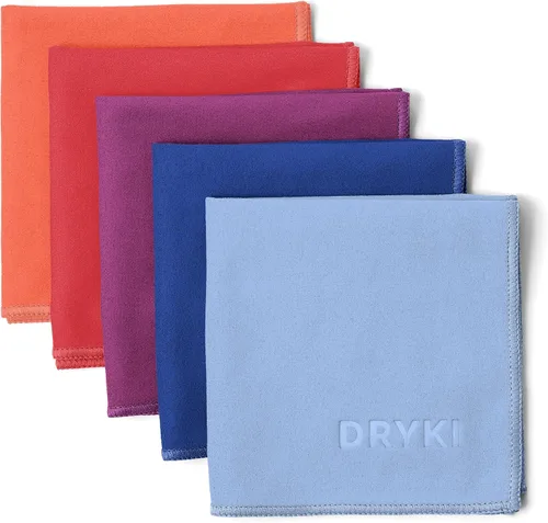 Vista 11 de DRYKI Pocket-Sized Sweat Towels - Original Sweat Absorbing Handkerchiefs Negro