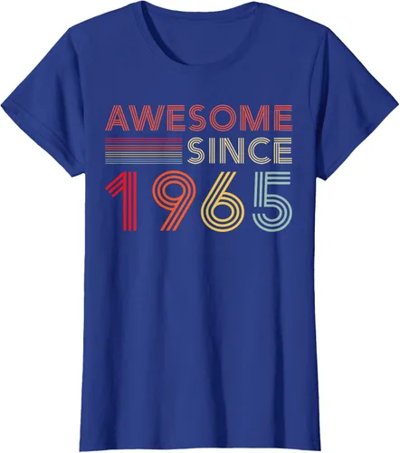 Vista 8 de Camiseta retro de 60 cumpleaños decoraciones para hombres 60 años 1965 60, Negro