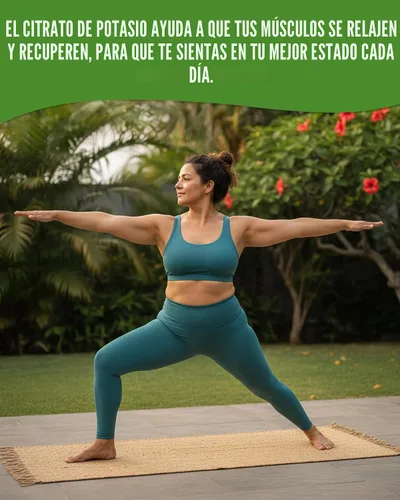 Vista 6 de Naturalslim Kadsorb - Citrato de potasio natural - Apoya el equilibrio de electrolitos y el pH normal, sin OMG y sin gluten, suplemento de potasio