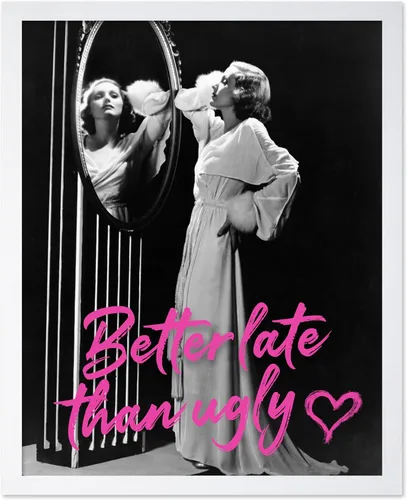 Vista 39 de Poster Master Mejor Tarde Que Feo - Póster de Marilyn - Arte Moderno y Pop - Regalo Moderno para Hombres, Mujeres y Fashionista - Decoración