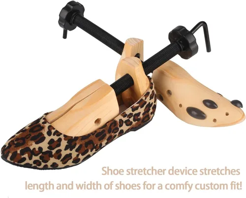 Vista 5 de pestor Camilla profesional unisex para zapatos, moldeador de zapatos de madera de 4 vías, árbol de zapatos de madera para mujeres y hombres