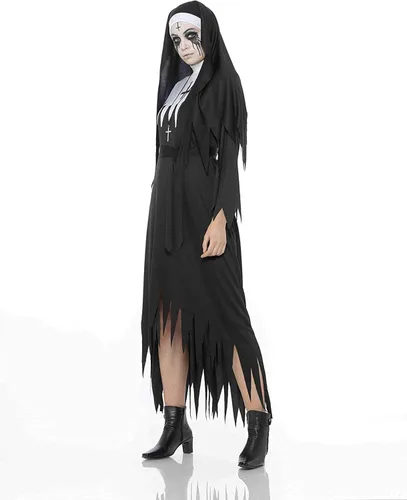 Vista 4 de Demon Nun Women's Costume