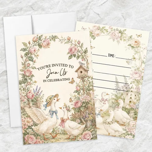 Vista 22 de AEHIE 20 juegos de invitaciones de bautizo con forma de fiesta de bautizo para baby shower, con sobres, tarjetas de invitaciones con cruz dorada