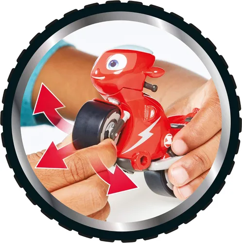 Vista 6 de Ricky Zoom Hank & The Bike Buddies - Juguetes de motocicleta (juego de 3), multicolor