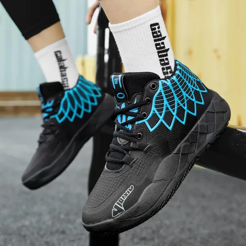 Vista 6 de KEMTAT Men's Basketball Shoes Sports Shoes Couple Running Shoes Dry Comfortable and Breathable