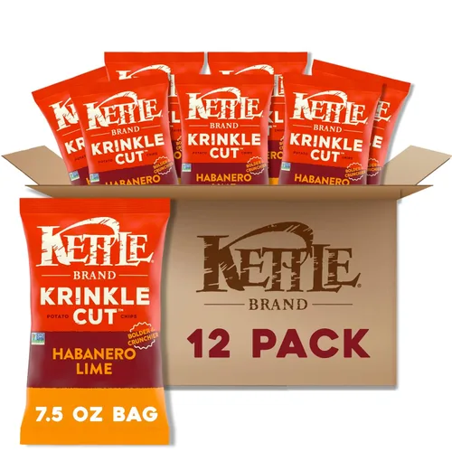 Vista 39 de Kettle Brand Papas Fritas, Backyard Barbeque Kettle Chips, Bolsa de Aperitivos, 1.5 Oz