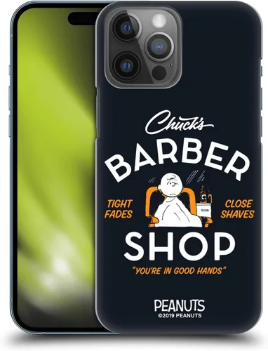 Vista 42 de Head Case Designs Carcasa rígida con licencia oficial de Peanuts Charlie Brown Chuck Barber Shop compatible con Apple iPhone 7/8/SE 2020 y 2022