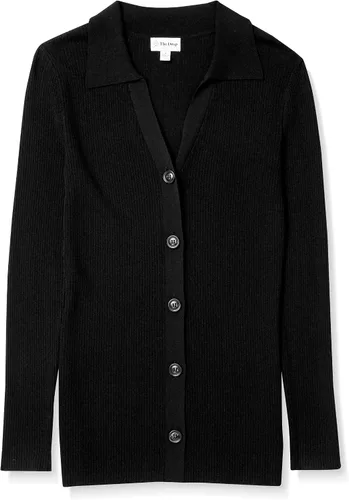 Vista 6 de The Drop Suéter con botones de canalé Constance para mujer