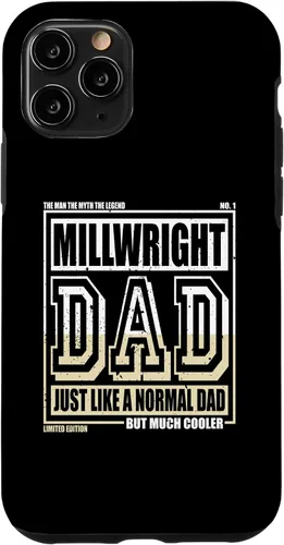 Vista 10 de Funda para iPhone 13 Like A Normal Dad Father Millwright