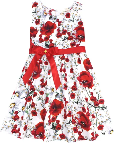 Vista 44 de Vestido de verano para niña, de algodón, con diseño floral