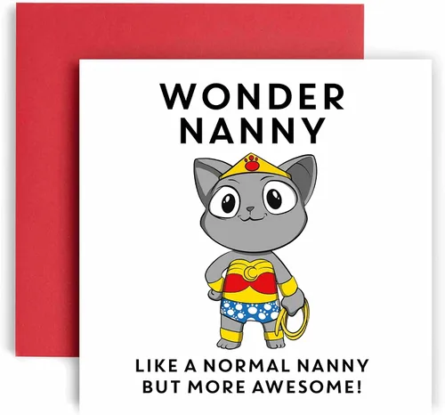 Vista 13 de Huxters Tarjeta de cumpleaños para tía WonderAuntie – Tarjeta de feliz cumpleaños para ella – regalos para mujeres – Tarjeta de cumpleaños – Tarjeta