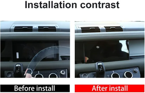 Vista 3 de YIWANG navegación GPS pantalla protector aplicable para Land Rover Defender 110 130 2020 coche Accesorios claro vidrio templado