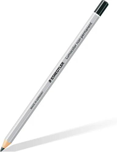 Vista 3 de STAEDTLER 108-9 Lumocolor Omnichrom - Lápiz no permanente, color negro (caja de 12)