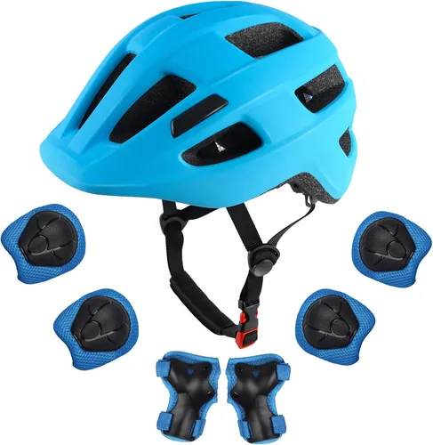 Vista 21 de Casco de bicicleta para niños de 1 a 8 años, cascos ajustables para niños y niñas, casco ligero para niños, ciclismo, scooter, deportivo, 18.9-21.3