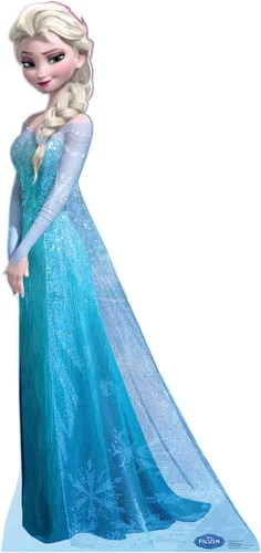 Vista 16 de Figuras de cartón de Frozen, se sostienen solas, Anna, talla única