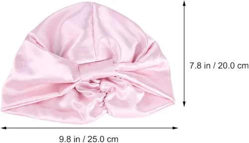 Vista 2 de EXCEART - Gorro de satén para dormir con efecto sedoso para la noche