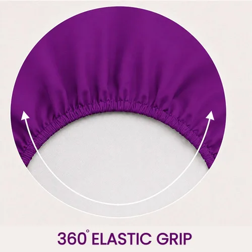 Vista 93 de Sábana bajera ajustable de lujo suave de 600 hilos, 100% algodón egipcio, sábana bajera ajustable individual con elástico alrededor, se adapta a