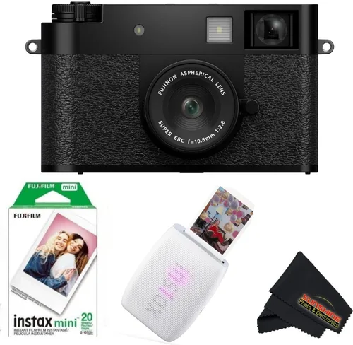 Vista 9 de FUJIFILM Cámara compacta X Half Premium, color negro