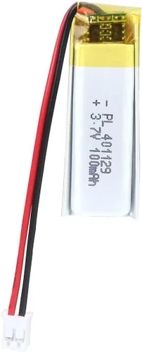 Vista 20 de 3.7V 2800mAh 123464 Lipo batería recargable de iones de polímero de litio con conector JST