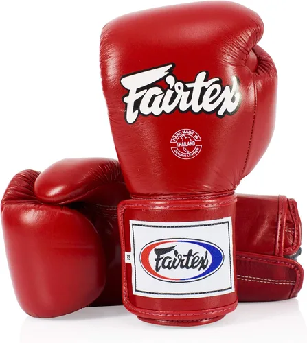 Vista 5 de Fairtex BGV5 Muay Thai Guantes de boxeo para hombres, mujeres, niños Diseño especial de pulgar Guantes de MMA, kickboxing, gimnasio, fitness