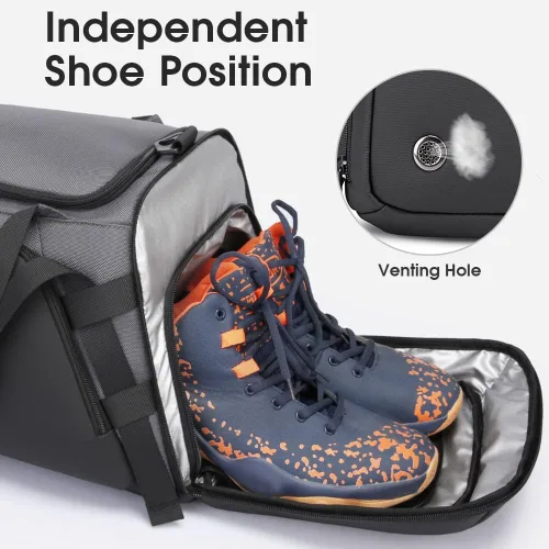 Vista 3 de BANGE Gym Sports - Mochila de lona para hombre y mujer