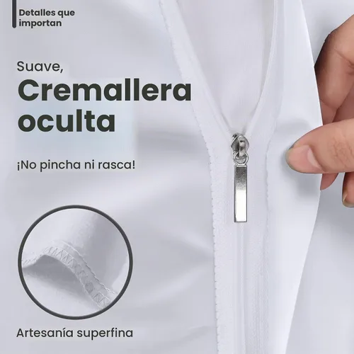 Vista 6 de Utopia Bedding - Juego de 2 protectores de almohada tamaño Queen, con cierre de cremallera, tela de microfibra cepillada suave, protectores de Blanco