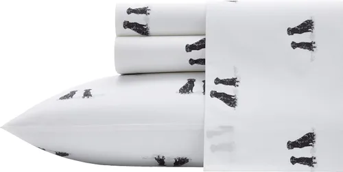 Vista 20 de Eddie Bauer - Juego de sábanas individuales, sábanas de percal de algodón, frescas y frescas, ideales para dormitorio